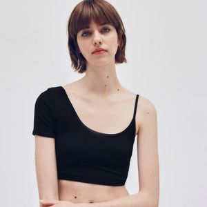 🩵Zara - Seamless Cropped Tee